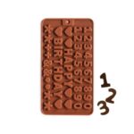 قالب شوكولاتة أرقام حجم صغير