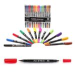 ⁦طقم أقلام حبر رأسين 12 قلم⁩ - الصورة ⁦2⁩