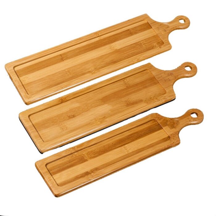 ⁦طقم صحون خشب بامبوق 3قطع⁩ - الصورة ⁦2⁩