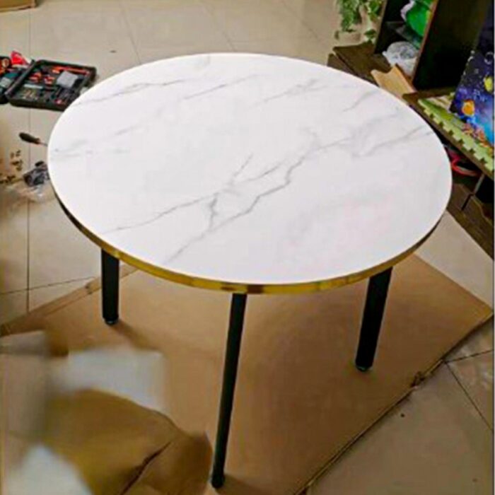 ⁦طاولة طعام قطر 70 سم⁩ - الصورة ⁦2⁩