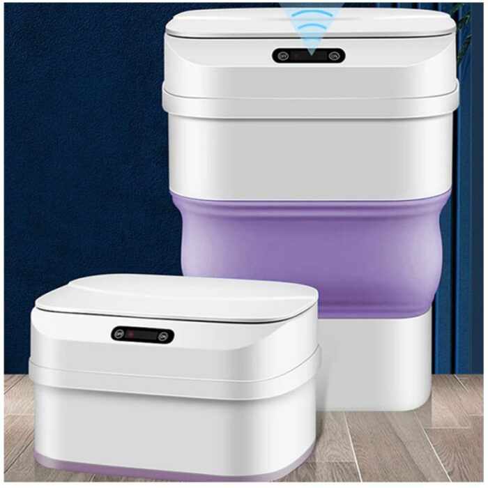 ⁦سلة مهملات ذكية تعمل بالاستشعار واللمس قابلة للتكبير والتصغير⁩ - الصورة ⁦3⁩