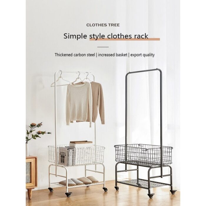 ⁦علاقه ملابس مع سله غسيل⁩ - الصورة ⁦2⁩