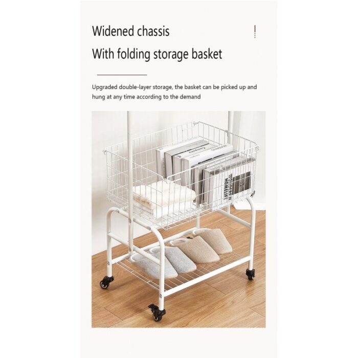 ⁦علاقه ملابس مع سله غسيل⁩ - الصورة ⁦8⁩