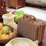 ⁦شنتة تنزه قطعتين ابيض وبني⁩ - الصورة ⁦3⁩