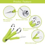 ⁦طقم 3قطع سكين فواكه تشكيل وتزين⁩ - الصورة ⁦7⁩