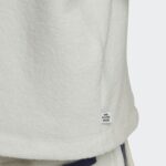 adidas Womens' Crop Towel Terry Cardigan - White- سويت شيرت اديداس كروب تويل للنساء لون أبيض