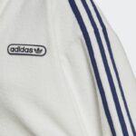 ⁦adidas Womens' Crop Towel Terry Cardigan - White- سويت شيرت اديداس كروب تويل للنساء لون أبيض⁩ - الصورة ⁦9⁩