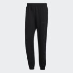 ⁦بنطلون رياضي كاجوال من اديداس للنساء لون أسود Adidas TREFOIL LINEAR SWEAT PANTS⁩ - الصورة ⁦2⁩