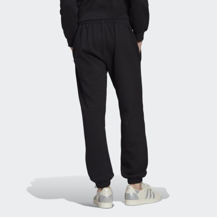 ⁦بنطلون رياضي كاجوال من اديداس للنساء لون أسود Adidas TREFOIL LINEAR SWEAT PANTS⁩ - الصورة ⁦4⁩