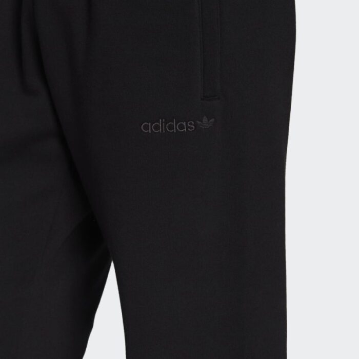 ⁦بنطلون رياضي كاجوال من اديداس للنساء لون أسود Adidas TREFOIL LINEAR SWEAT PANTS⁩ - الصورة ⁦7⁩