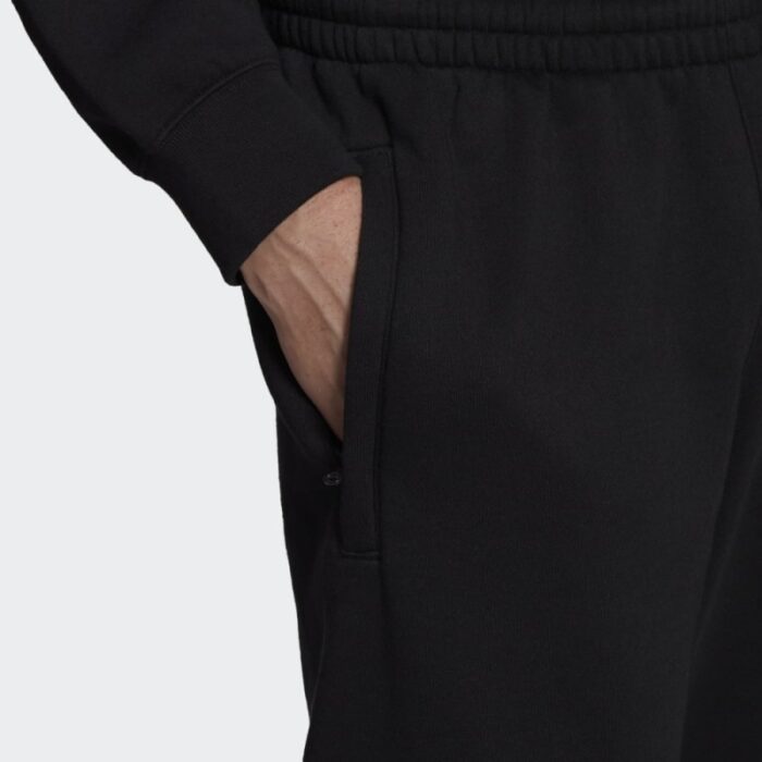 ⁦بنطلون رياضي كاجوال من اديداس للنساء لون أسود Adidas TREFOIL LINEAR SWEAT PANTS⁩ - الصورة ⁦8⁩