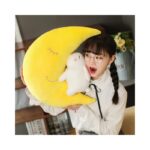 ⁦لعبة قماشية قمر مع ارنب 50 سم⁩ - الصورة ⁦3⁩