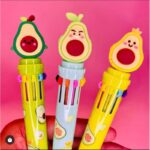 قلم حبر أشكال 10 الوان