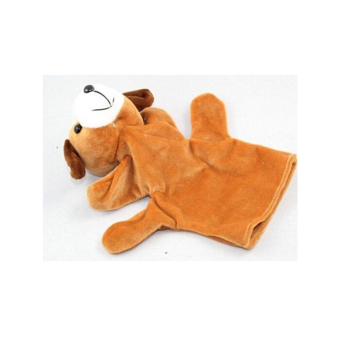 ⁦دمية مسرح يد على شكل دب بني⁩ - الصورة ⁦3⁩