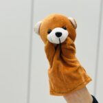 ⁦دمية مسرح يد على شكل دب بني⁩ - الصورة ⁦5⁩