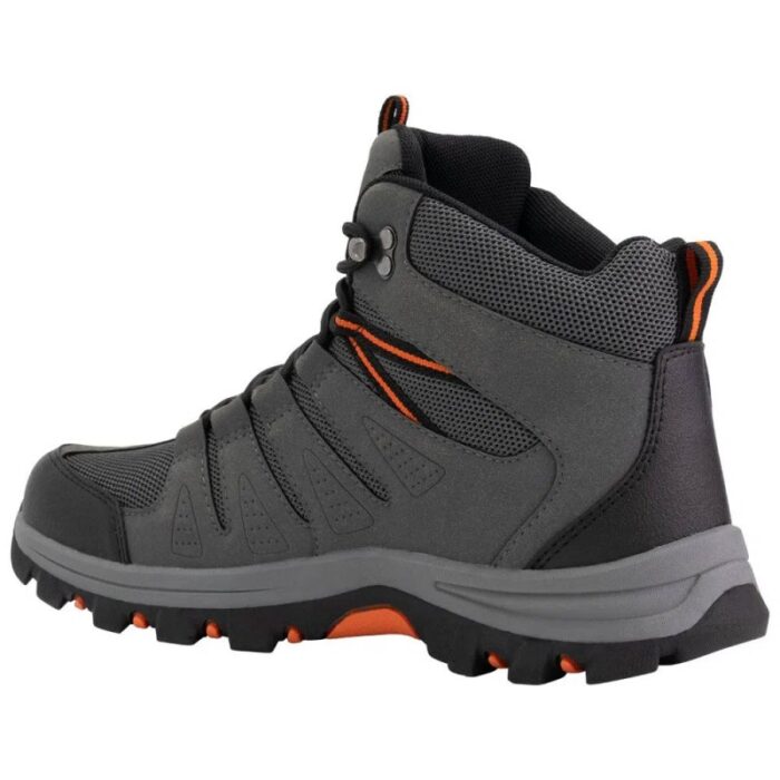 ⁦Hi-Tec Picchu Mid Shoes حذاء هاي-تيك بيكشو ميد لون رمادي⁩ - الصورة ⁦3⁩