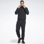 بدلة رياضية ريبوك ورك ريدي تراشسيت للرجال لون أسود - Reebok Men's Workout Ready Tracksuit - Black