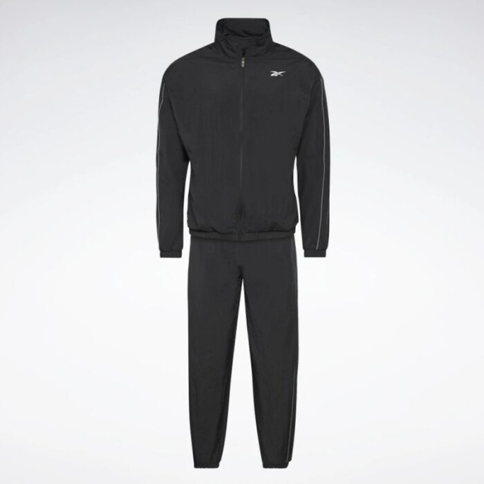 ⁦بدلة رياضية ريبوك ورك ريدي تراشسيت للرجال لون أسود - Reebok Men's Workout Ready Tracksuit - Black⁩ - الصورة ⁦5⁩