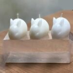 باكيت شمع شكل ارنب 3 حبات