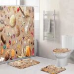 طقم حمام مع ستاره 4 قطع