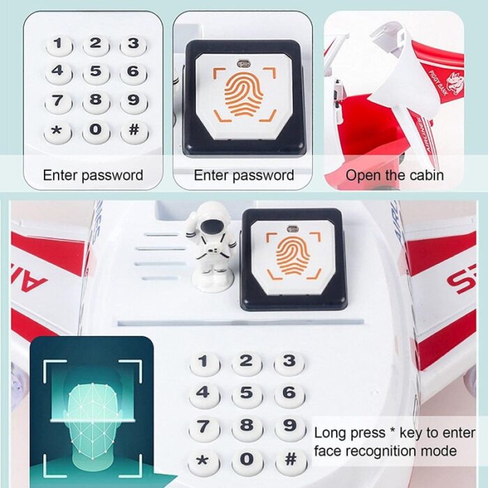 ⁦حصاله نقود الاطفال مع رقم سري وبصمه الكترونيه⁩ - الصورة ⁦4⁩