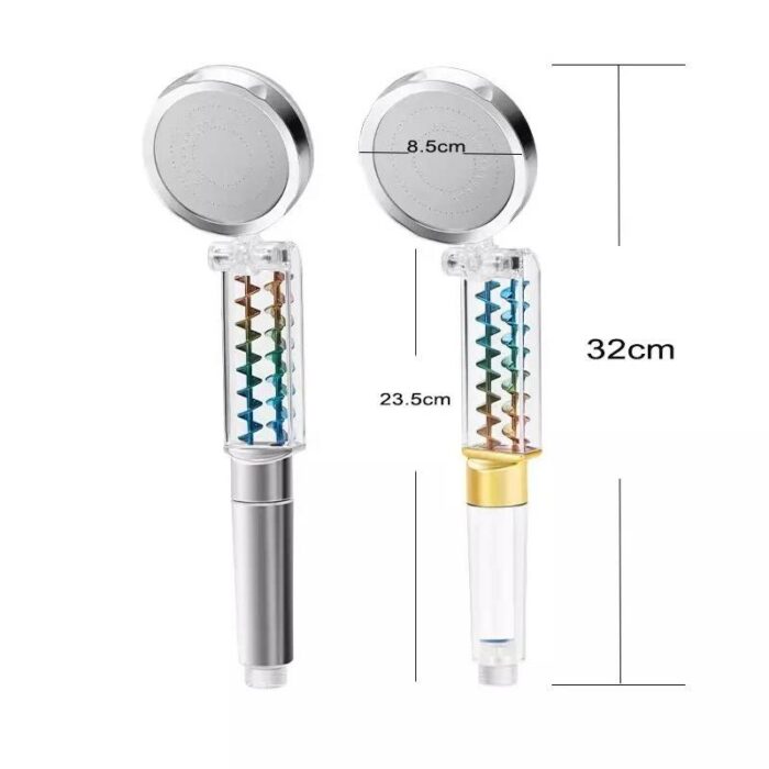 ⁦يد دوش بتقنية الضغط مزود بمروحة تيربو للاستحمام وتدليك الجسم⁩ - الصورة ⁦3⁩