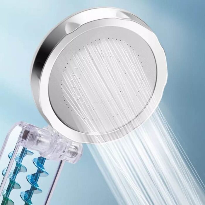 ⁦يد دوش بتقنية الضغط مزود بمروحة تيربو للاستحمام وتدليك الجسم⁩ - الصورة ⁦5⁩