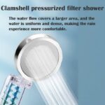 ⁦يد دوش بتقنية الضغط مزود بمروحة تيربو للاستحمام وتدليك الجسم⁩ - الصورة ⁦10⁩