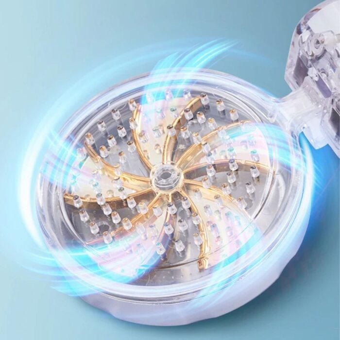 ⁦يد دوش بتقنية الضغط مزود بمروحة تيربو للاستحمام وتدليك الجسم⁩ - الصورة ⁦14⁩