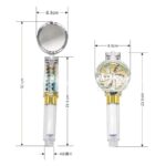 ⁦يد دوش بتقنية الضغط مزود بمروحة تيربو للاستحمام وتدليك الجسم⁩ - الصورة ⁦21⁩