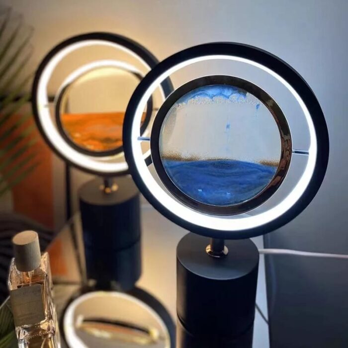 ⁦ساعة رملية مع اضائة LED⁩ - الصورة ⁦2⁩