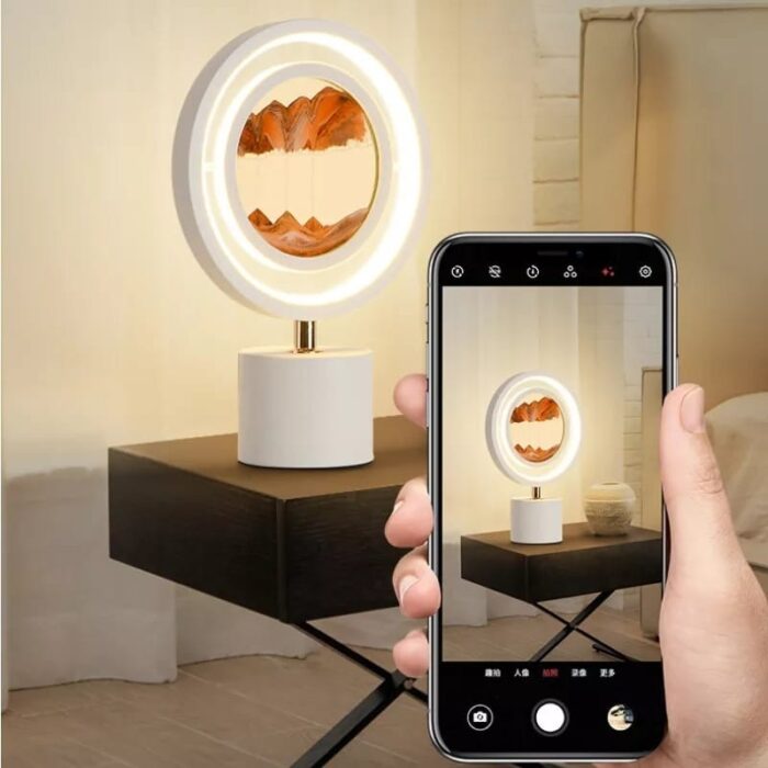 ⁦ساعة رملية مع اضائة LED⁩ - الصورة ⁦5⁩