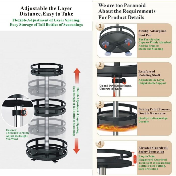 ⁦ستاند دائري 3 طبقات⁩ - الصورة ⁦3⁩
