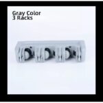 ⁦منظم وحامل علاقات الأدوات ثلاثي لون رمادي⁩ - الصورة ⁦3⁩