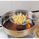 ⁦مغرفة قلي ستيل حجم كبير⁩ - الصورة ⁦4⁩