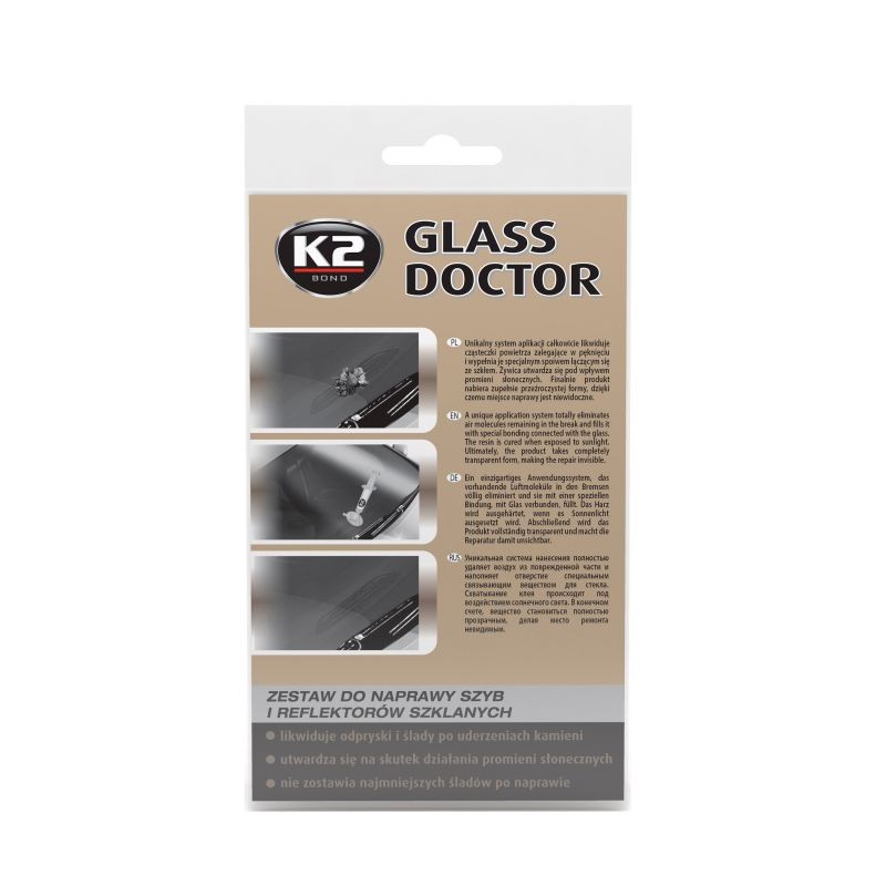 ⁦K2 GLASS DOCTOR معالج تشققات الرجاج B350⁩ - الصورة ⁦1⁩