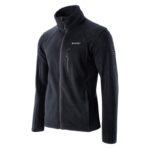 ⁦Hi-Tec Mens' Monar Polar Full Zip Fleece Jacket  جاكيت هاي تك مونار بولر فل فليس من هاي-تيك لون أسود⁩ - الصورة ⁦3⁩