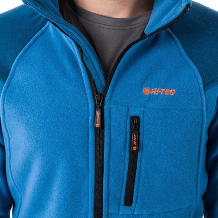 10316414_67db640e9337d Hi-Tec Mens' Monar Full Zip Fleece Jacket جاكيت هاي تك مونار فل فليس للرجال لون كحلي وأزرق - الصورة 1