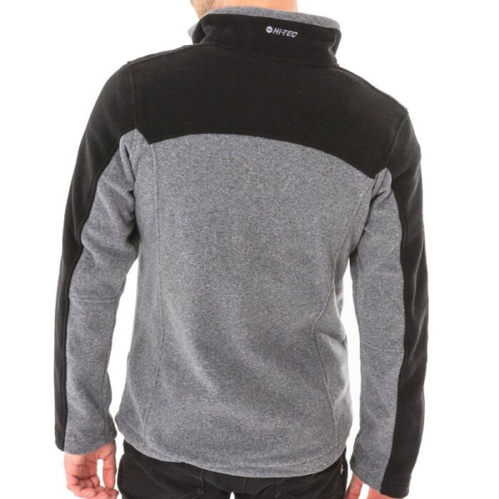 10316415_67db6412cc629 Hi-Tec Monar Full Zip Fleece Jacket جاكيت مونار فل فليس من هاي-تيك لون أسود ورمادي - الصورة 1