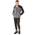 ⁦Hi-Tec Monar Full Zip Fleece Jacket  جاكيت مونار فل فليس من هاي-تيك لون أسود ورمادي⁩ - الصورة ⁦8⁩