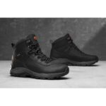 ⁦Merrell Men's Vego Mid Leather Waterproof Shoes - حذاء ميريل جلد فيجو ميد ووتر بروف للرجال لون أسود⁩ - الصورة ⁦3⁩