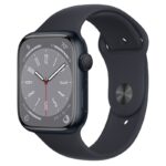 ساعة ابل (سيريس 8) مع كفالة لمدة عام -  Apple Watch Series 8 45mm