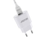 Aspor 2.1A Adapter + Micro USB Cable مايكرو سامسونج