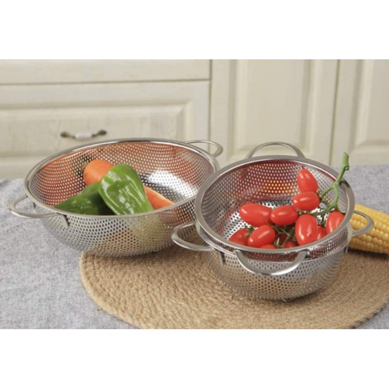 ⁦مصفاة ستيل 2 يد ثقيلة⁩ - الصورة ⁦1⁩