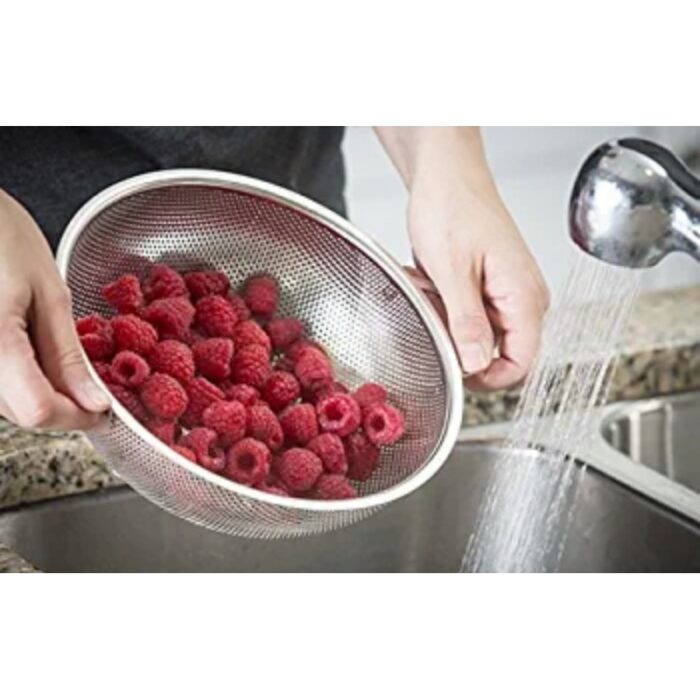 ⁦مصفاة ستيل 2 يد ثقيلة⁩ - الصورة ⁦4⁩