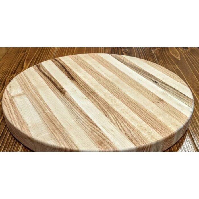 ⁦لوح فرم مدور بامبو  سميك قطر 36 سم⁩ - الصورة ⁦2⁩