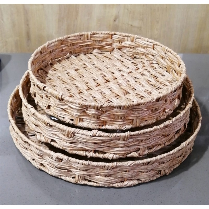 ⁦طقم 3 سلال دائرية 3 أحجام⁩ - الصورة ⁦1⁩