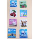 ⁦تعليقة لاصق قطعة واحدة ملونة⁩ - الصورة ⁦2⁩