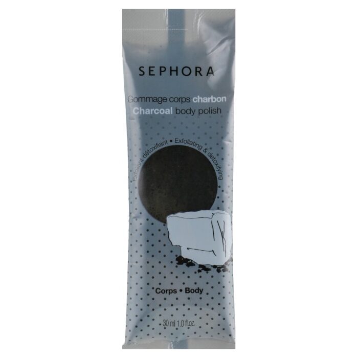 ⁦Sephora Charcoal Body Polish Exfoliating & Smoothing⁩ - الصورة ⁦2⁩