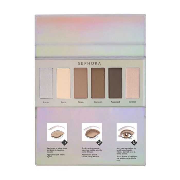 10316803_67db65375347f Sephora Holographic Nudes Palette de 6 Fards à Paupières 6 x 1.2 g - الصورة 1